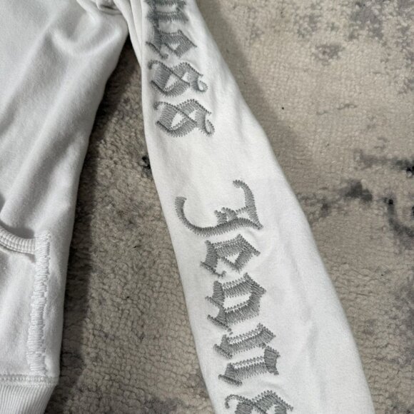 Y2K Guess Jeans Pearls Embroidered Zip-Up Hoodie - Picture 6 of 9